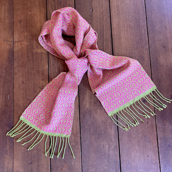 Handwoven Tencel and Cotton Scarf