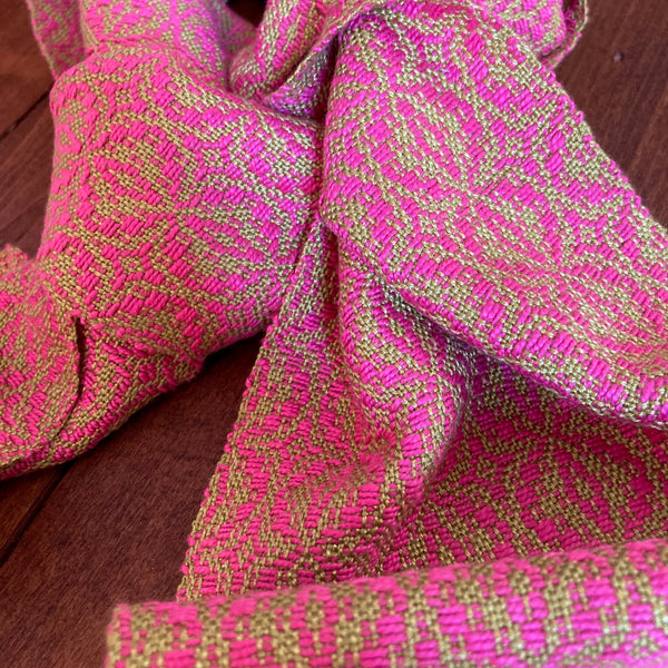 Handwoven Tencel and Cotton Scarf