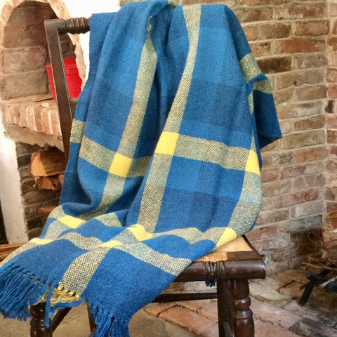Handwoven Wool Blanket Throw